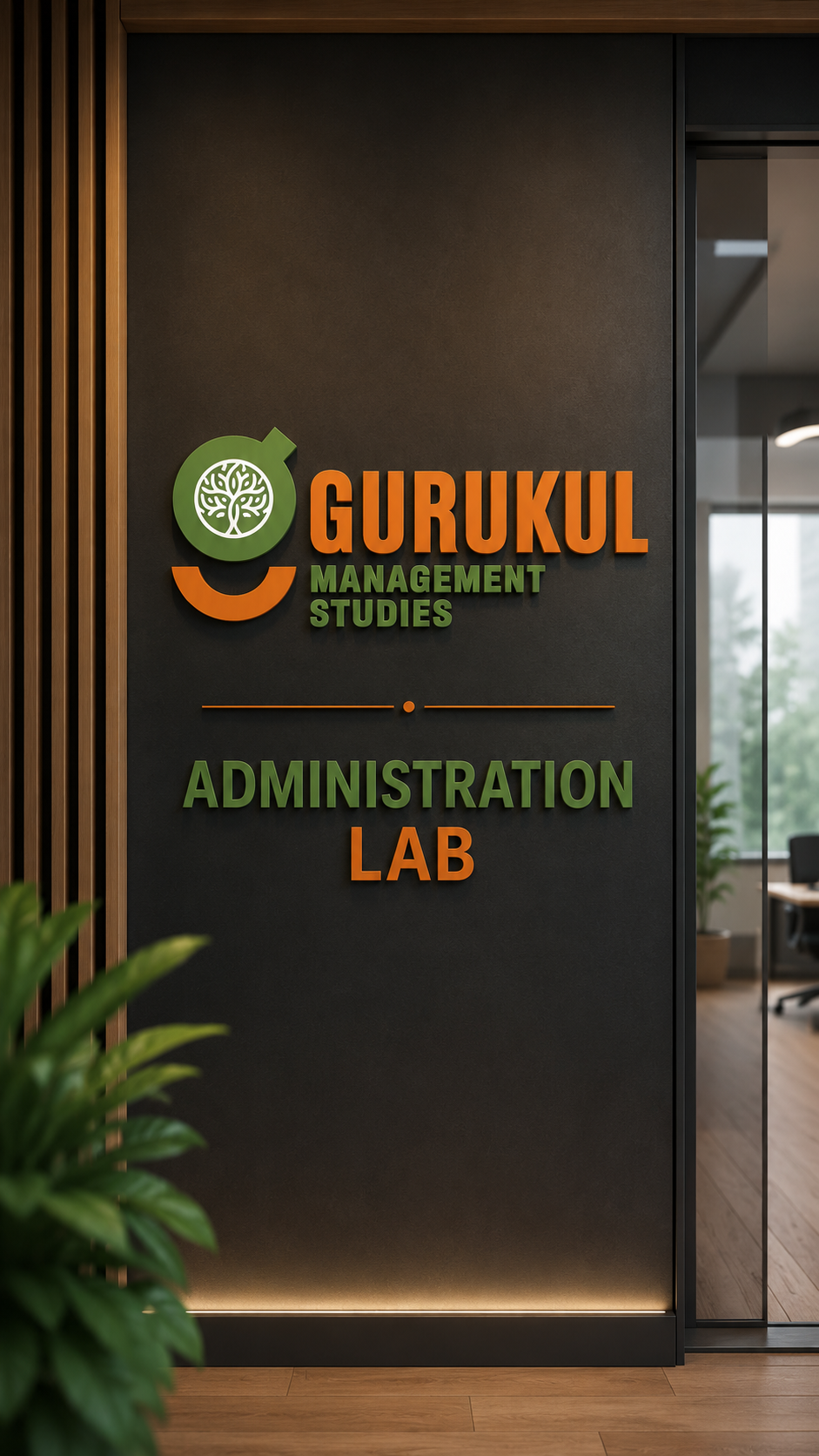 Gurukul Management Studies administration lab for hospital management training